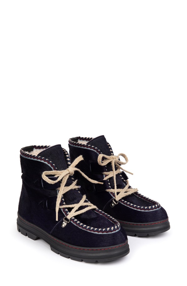 ペネロペシルバーズ レディース シューズ ブーツ・レインブーツ Penelope Chilvers Incredible Genuine Calf Hair Bootie Ink Calf Hair