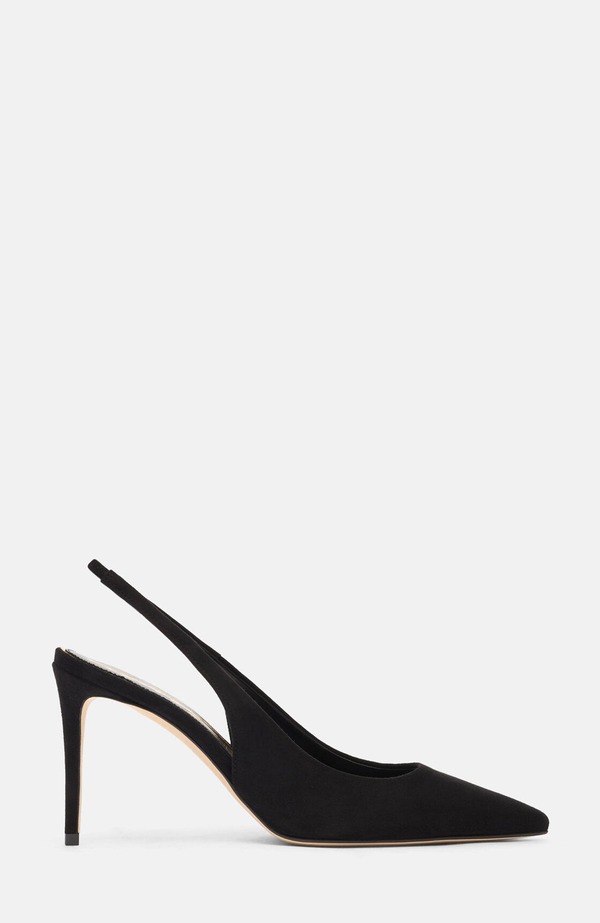 スカロッソ レディース シューズ 踵 SCAROSSO Sutton Pumps Black - Suede 黒いこと