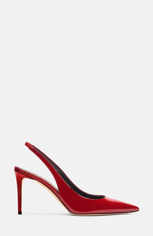 スカロッソ レディース シューズ 踵 SCAROSSO Sutton Pumps Red - Patent 赤いこと