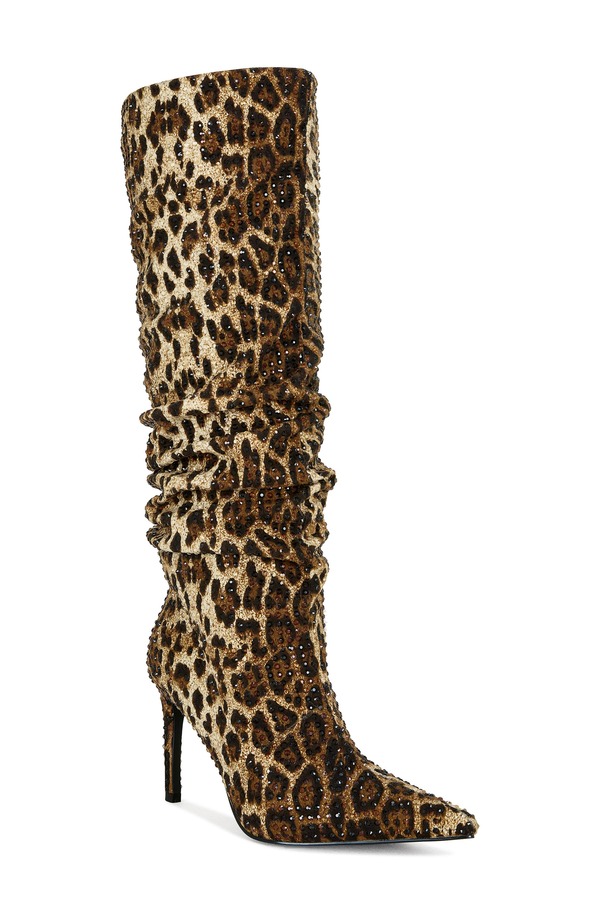アザレア 一 レディース シューズ ブーツ・レインブーツ AZALEA WANGrant Pointed Toe Slouch Over the Knee Boot Brown Multi 赤銅色