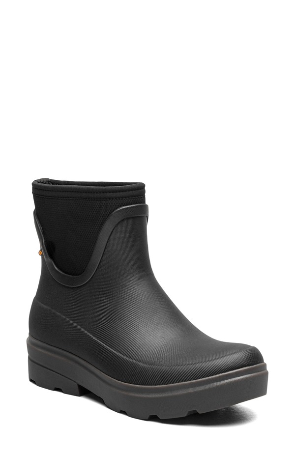 ボグス レディース シューズ ブーツ・レインブーツ チェルシー Bogs Hazel Waterproof Chelsea Black 黒いこと