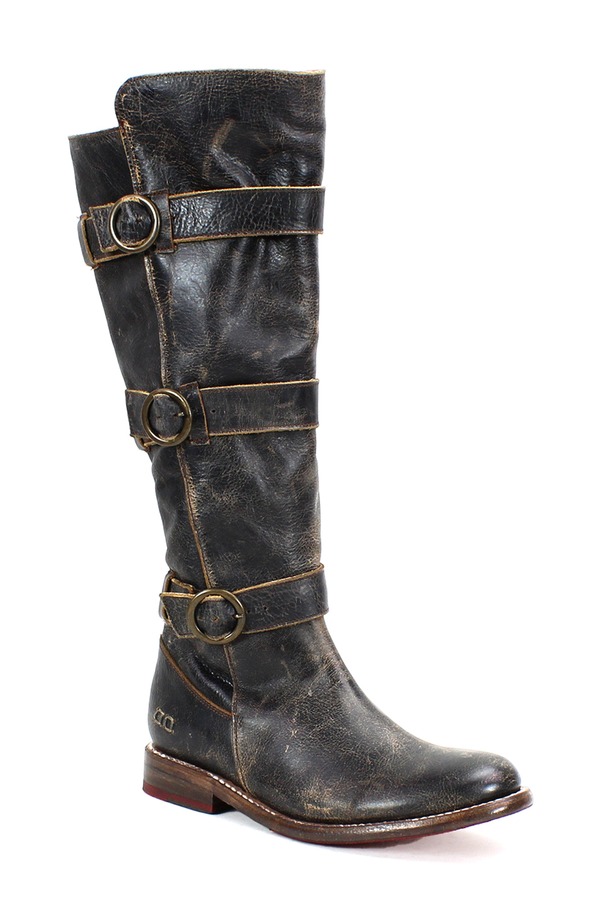 ベッドステュ レディース シューズ ブーツ・レインブーツ Bed Stu Kitty Engineer Boot Black Lux 黒いこと