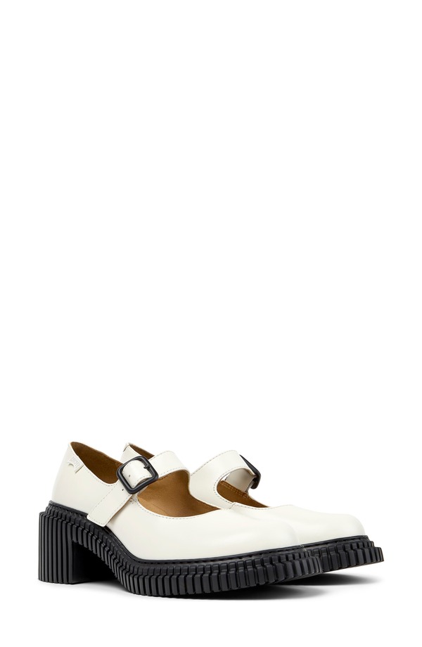 カンペール レディース シューズ パンプス Camper Pix London Mary Jane Flat White Multi 白いこと