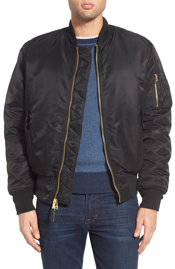 アルファインダストリーズ メンズ アウター ジャケット・ブルゾン Alpha Industries MA-1 Reversible Bomber Jacket Black ブラック
