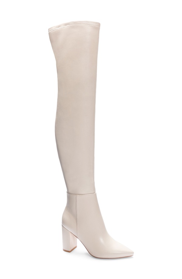 チャイニーズランドリー レディース シューズ ブーツ・レインブーツ Chinese Laundry Fun Times Over the Knee Boot Cream クリーム