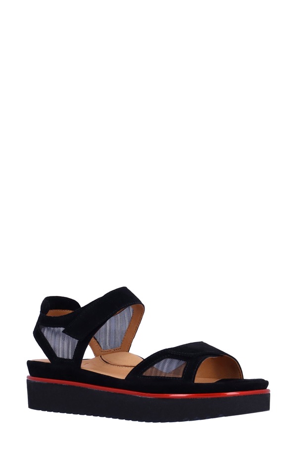ラモールドピード レディース シューズ 踵 サンダル L\u0027Amour des Pieds Arna Sandal Black 黒いこと