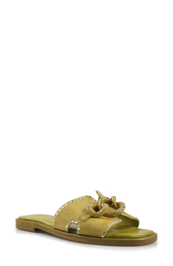ジジ レディース シューズ サンダル ZIGI Nerano Slide Sandal Yellow Olive イエロー