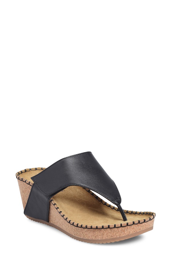 コンフォーティバ レディース シューズ 踵 プラットホーム Comfortiva Edwyn Platform Wedge Black 黒いこと