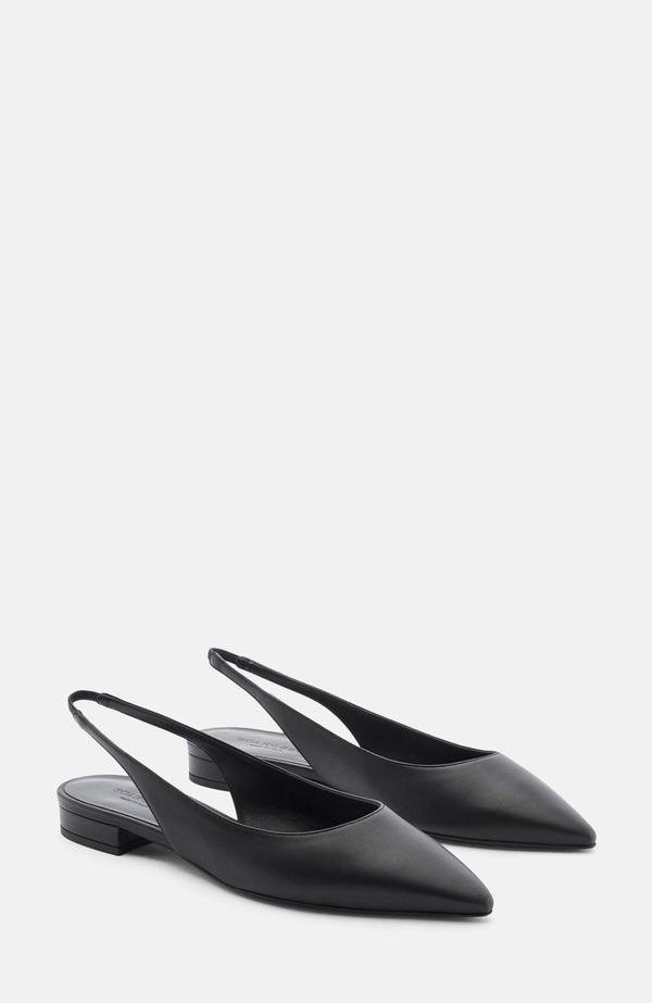 スカロッソ レディース シューズ パンプス SCAROSSO Viviana Ballerinas Black - Calf 黒いこと