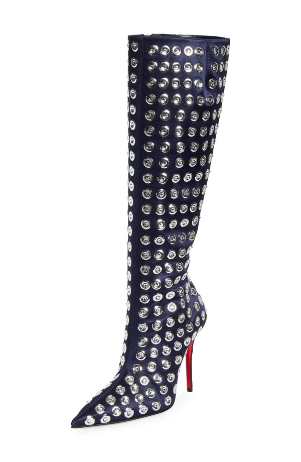クリスチャン・ルブタン レディース シューズ ブーツ・レインブーツ Christian Louboutin Miss Z Boum Boot Zaffiro