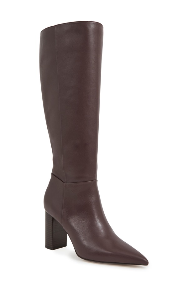 レイス レディース シューズ ブーツ・レインブーツ Reiss Bianca Pointed Toe Knee High Boot Burgundy バーガンディ