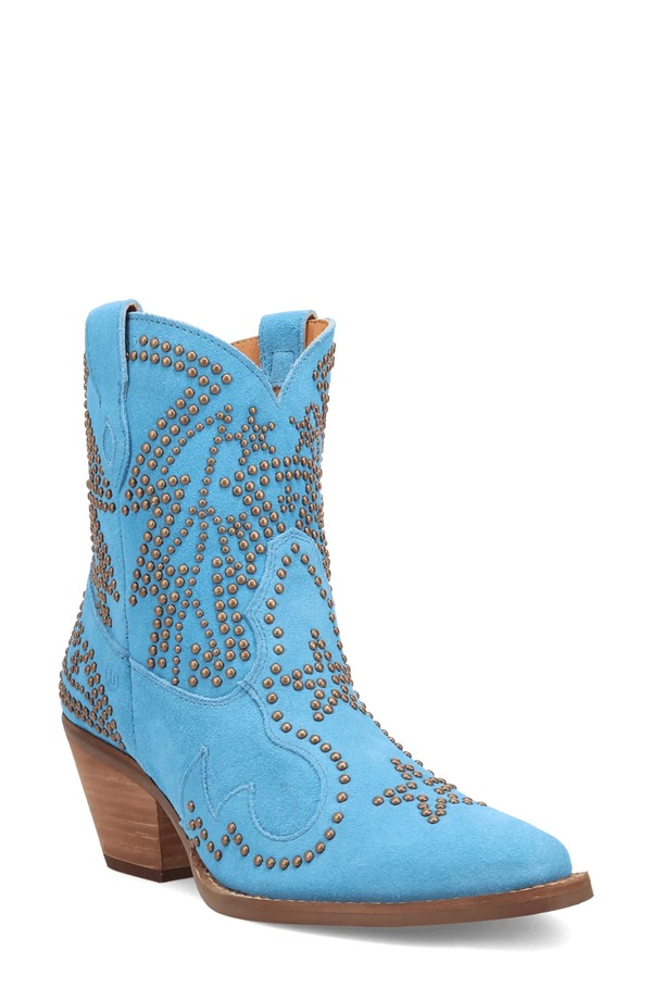 ディンゴ レディース シューズ ブーツ・レインブーツ Dingo Seein\u0027 Stars Western Boot Blue 青色