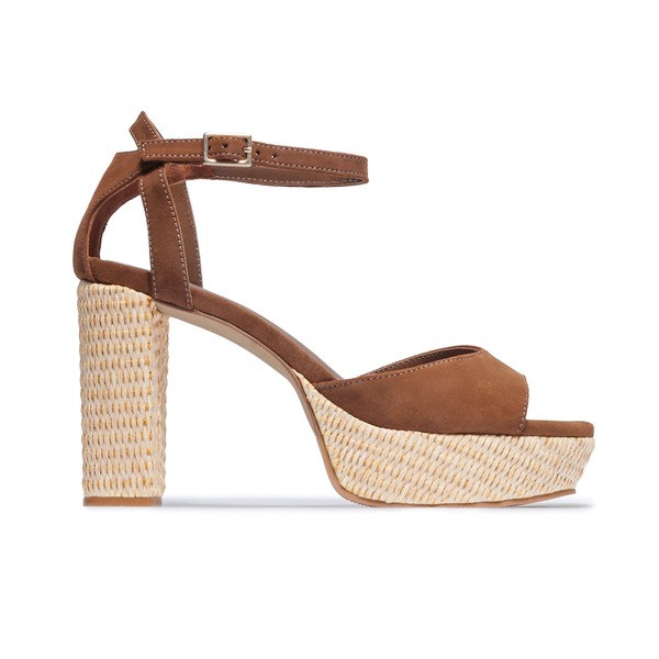 ベルナード レディース シューズ 踵 プラットホーム サンダル Bernardo Footwear Valeria Platform Higheeled Sandalmond