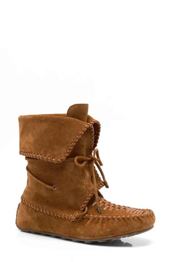 フリーピープル レディース シューズ ブーツ Free People Misty Moc Toe Boot Driftwood Tan Suede タン|ReVida 店