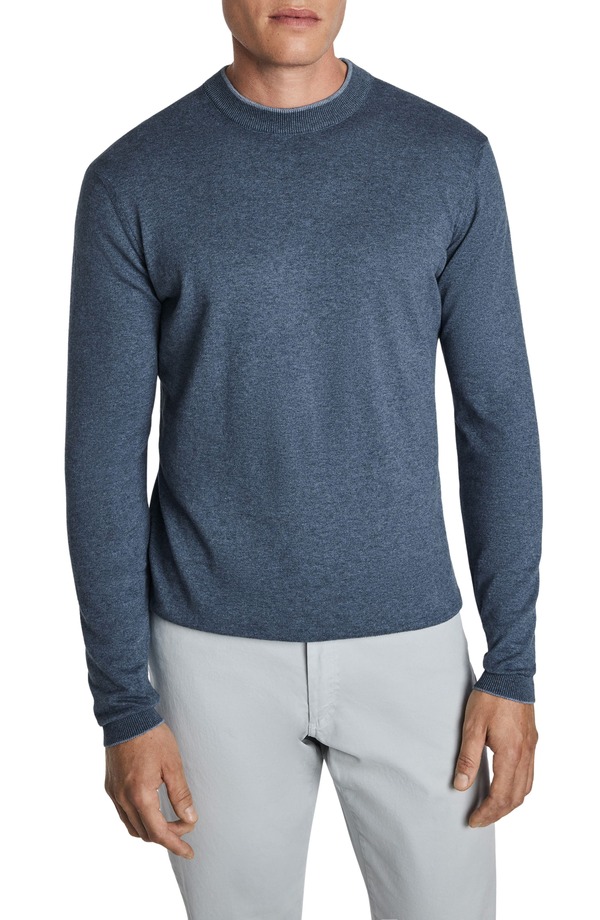 ジャックビクター メンズ アウター パーカー・スウェット セーター コットン Jack Victor Dan Cotton Sweater Blue ブルー