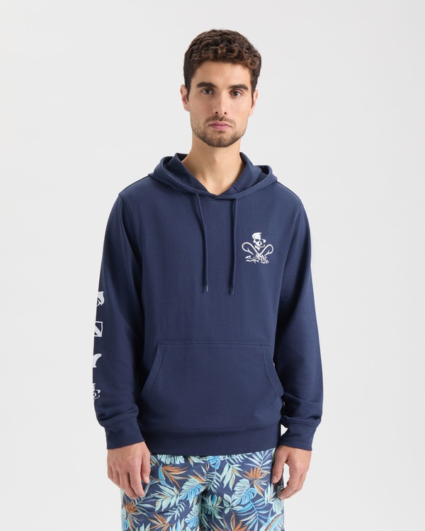 ソルトライフ メンズ アウター パーカー・スウェット Salt Life Iconic Badge Hoodie Navy ネイビー