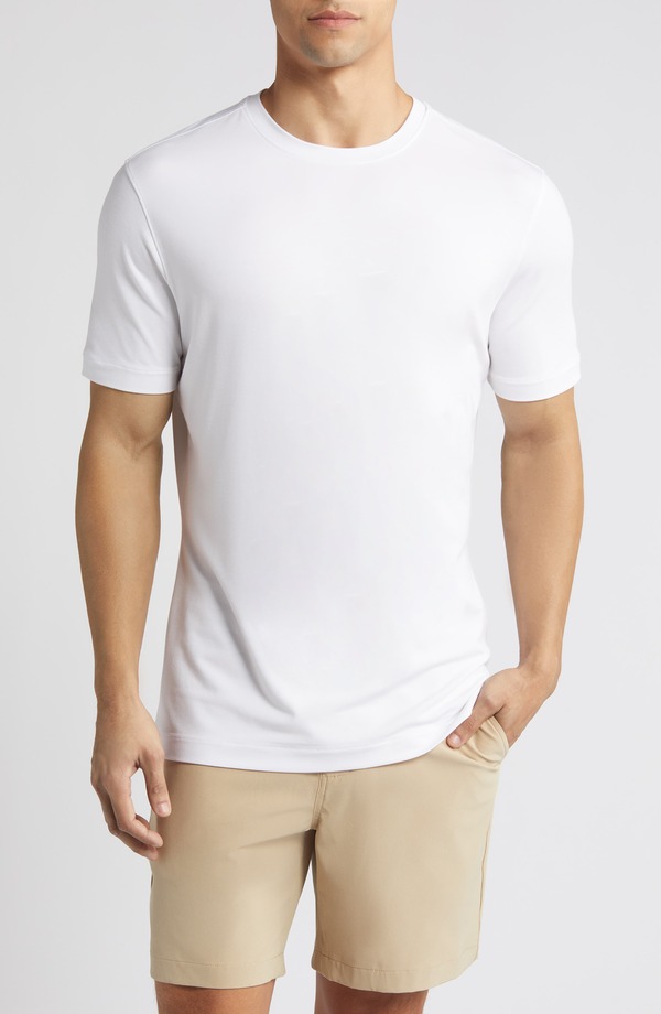 ミズンメイン メンズ トップス Tシャツ Mizzen+Main Knox Solid White T-Shirt White ホワイト