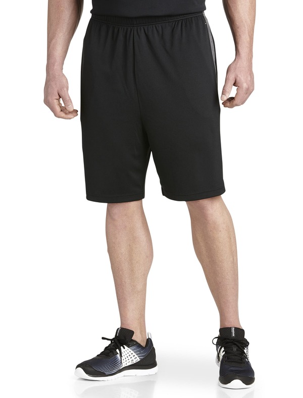 リーボック メンズ ボトムス 二分の一ズボン下・さる股引き 遊撃手ズボン下 Reebok Performance Insertech Athletic Shorts Black Grey 黒いこと メンズファッション-ズボン・パンツ