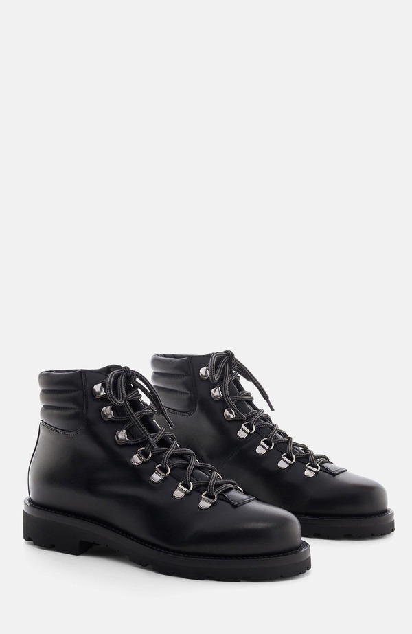 スカロッソ レディース シューズ ブーツ・レインブーツ SCAROSSO Catherine Boots Black - Calf 黒いこと