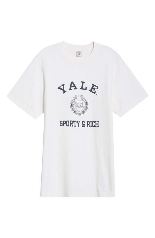 スポーティ アンド リッチ レディース トップス Tシャツ グラフィック Sporty & Rich Gender Inclusiveritas Graphic T-Shirt White ホワイト