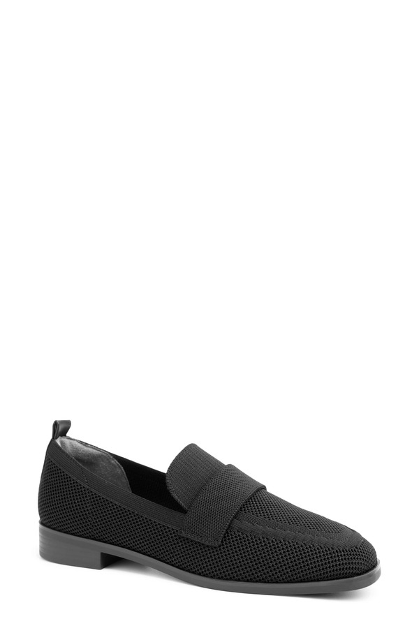 ミートゥー レディース シューズ スリッポン・ローファー メッシュ Me Too Brylee Mesh Loafer Black ブラック