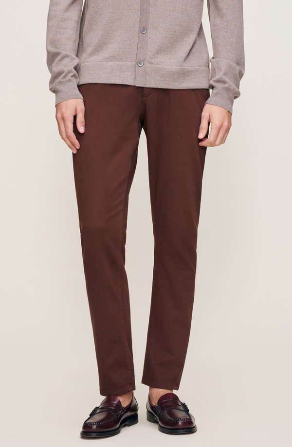 ディーエル 1961 メンズ ボトムス デニムパンツ ニット ジーンズ DL1961 Nick DL Ultimate Knit Slim Jeans Chestnut|ReVida 店