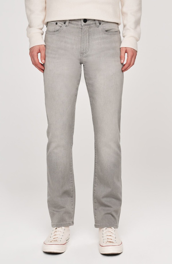 ディーエル 1961 メンズ ボトムス デニムパンツ ニット ジーンズ DL1961 Russell DL Ultimate Knit Slim Straight Jeans Washed Grey Knit グレー