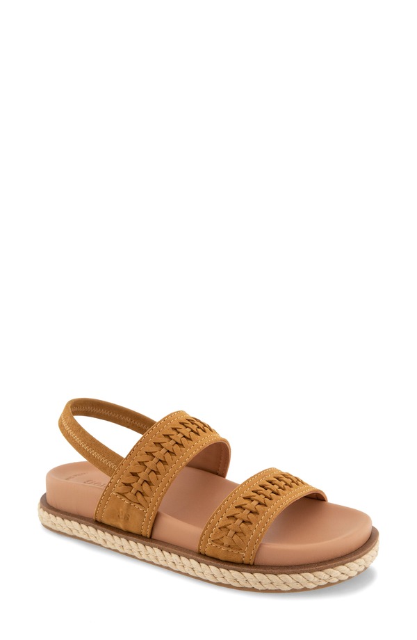 ジェントルソウルズ レディース シューズ サンダル Gentle Souls Nico Slingback Sandal Wood Nubuck｜ReVida 店