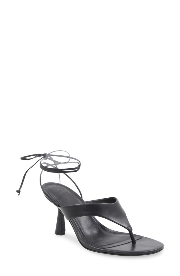 ビーシービージーマックスアズリア レディース シューズ 踵 サンダル アンクル BCBGMAXAZRIA Qwyn Ankle Strap Sandal Black 黒いこと