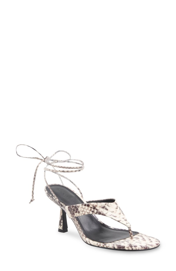 ビーシービージーマックスアズリア レディース シューズ 踵 サンダル アンクル BCBGMAXAZRIA Qwyn Ankle Strap Sandal Snakembossed Multi マルチ色合い