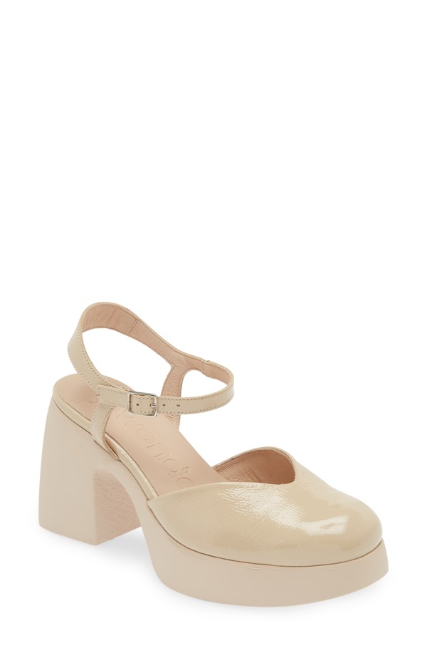 ワンダーズ レディース シューズ ヒール プラットフォーム Wonders Juana Platform Pump Lack Natural 40,820円