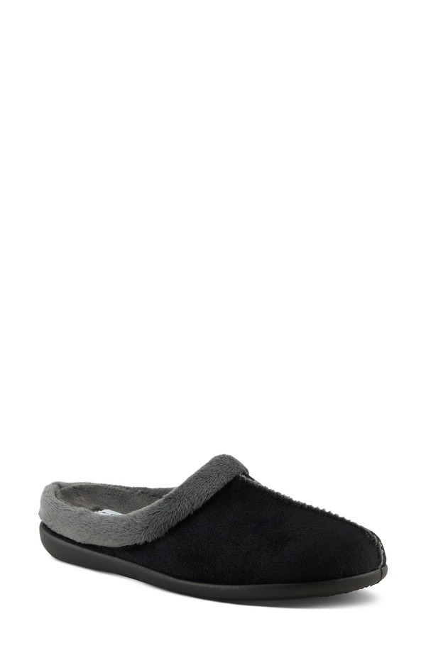 フレクサス レディース シューズ サンダル Flexus by Spring Step Aushana Faux Fur Mule Slipper Black Multi 黒いこと
