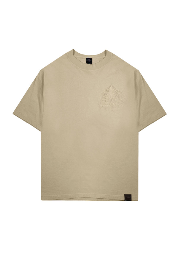 クロスカラーズ メンズ トップス Tシャツ Cross Colours Atelier Starmaker T-Shirt Khaki カーキ