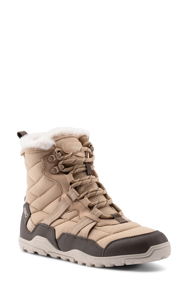 ゼロシューズ レディース ブーツ・レインブーツ XERO SHOES Alpine Faux-Fur Trim Boot Irish Cream クリーム|ReVida 店