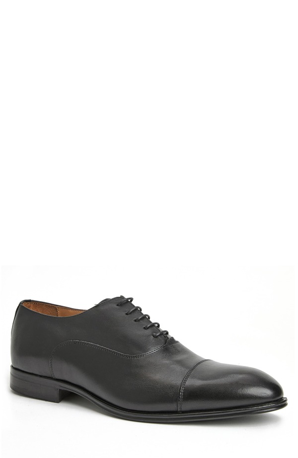 ブルーノマグリ メンズ シューズ オックスフォード 旗がしら Bruno Magli Adriano Cap Toe Oxford Black 黒いこと