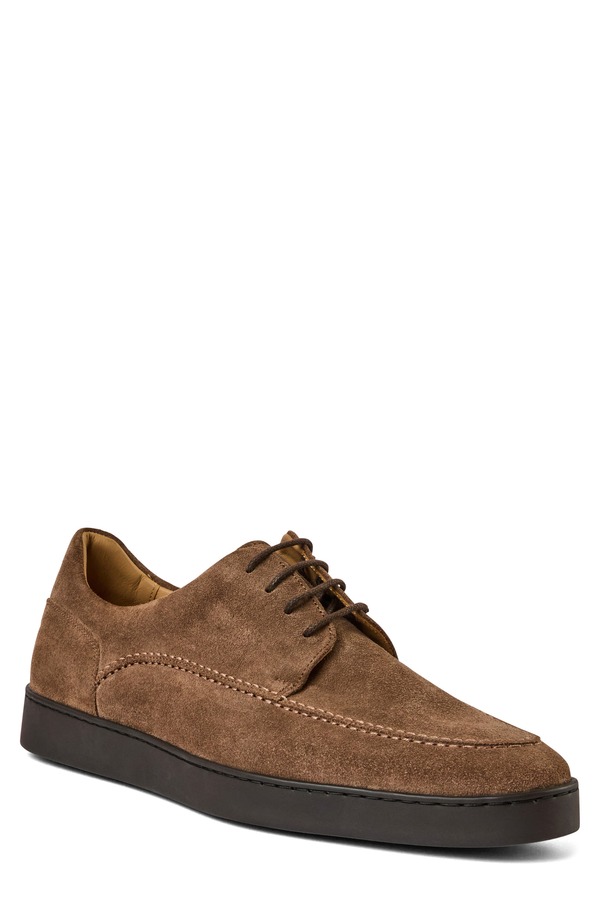 ブルーノマグリ メンズ シューズ オックスフォード 力くらべ Bruno Magli Perseo Apron Toe Derby Taupe Suede トープ