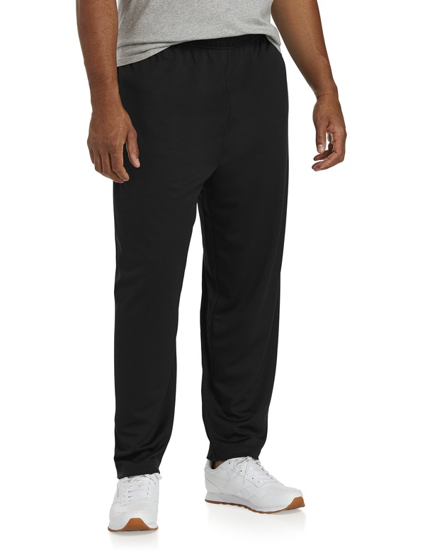 リーボック メンズ ボトムス 心地好いズボン下 メッシュ Reebok Performance Mesh Open-Hem Pants Black 黒いこと