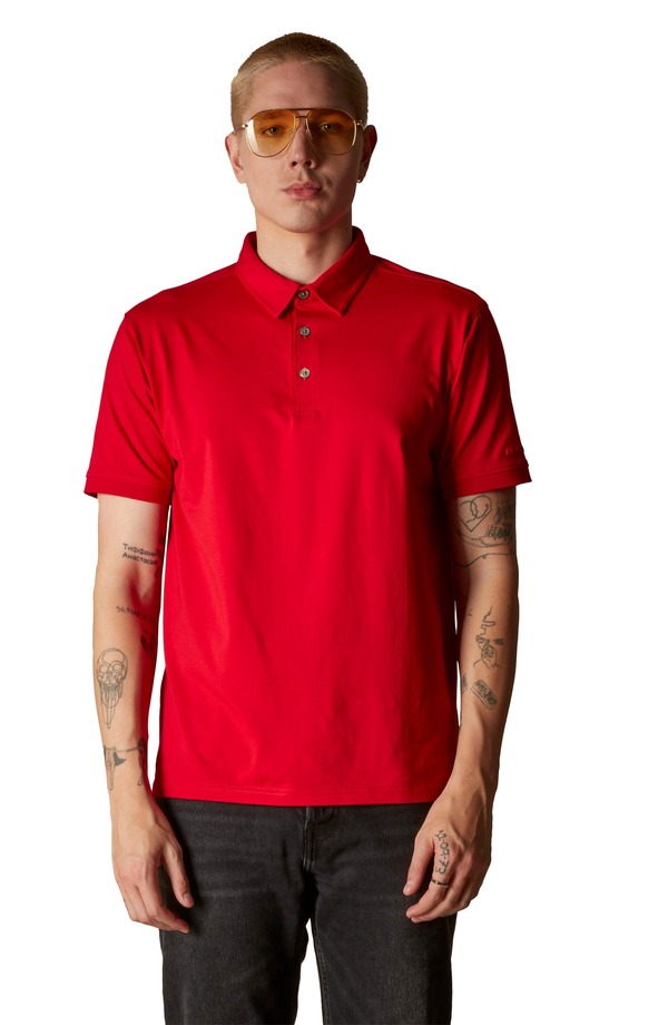 メンバーズオンリー メンズ トップス ポロシャツ Members Only Men's Polo Shirt Red レッド｜ReVida 店