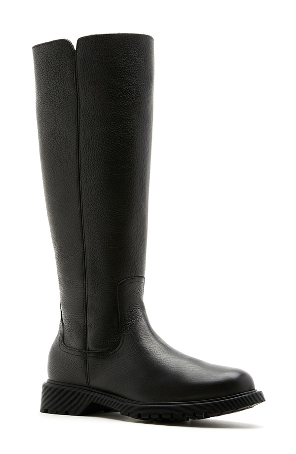 ラカナディアン レディース シューズ ブーツ・レインブーツ La Canadienne Harry Knee High Boot Black Pebble 黒いこと