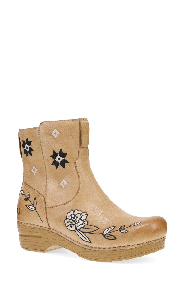 ダンスコ レディース シューズ ブーツ・レインブーツ プラットフォームブーツ プラットフォーム Dansko x Jenni Earle Platform Boot Honey Distressed