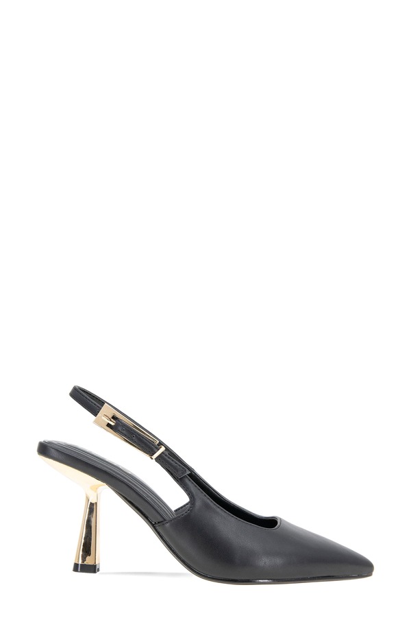 BCB 世代 レディース シューズ 踵 BCBGeneration Inara Slingback Pointed Toe Pump Black 黒いこと