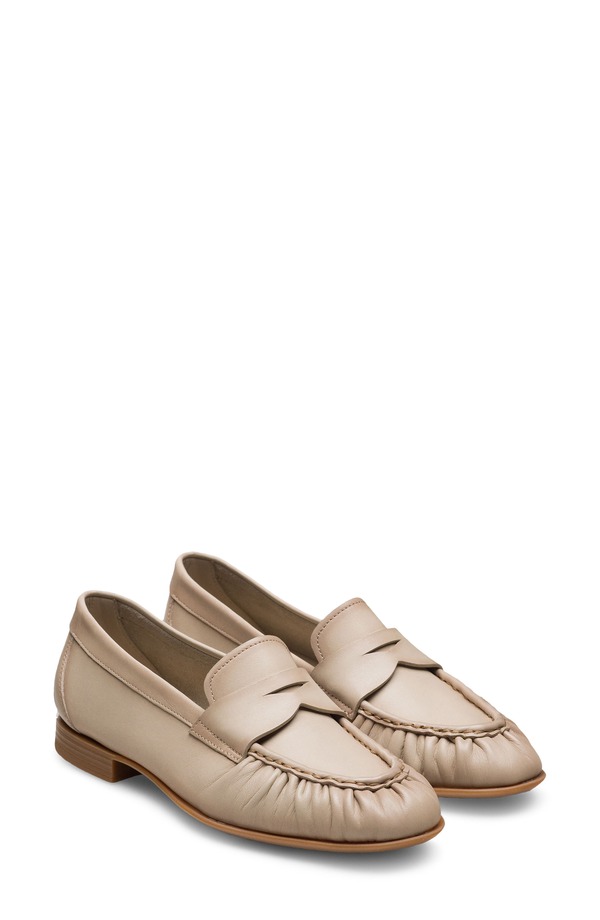 マグナーニ レディース シューズ スリッポン・ローファー Magnanni Carmela Penny Loafer Cream 皮膚軟化剤