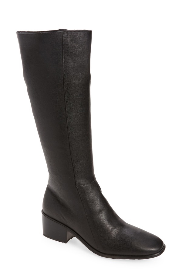ナオト レディース シューズ ブーツ・レインブーツ Naot Gift Knee High Boot Soft Black Leather ブラック