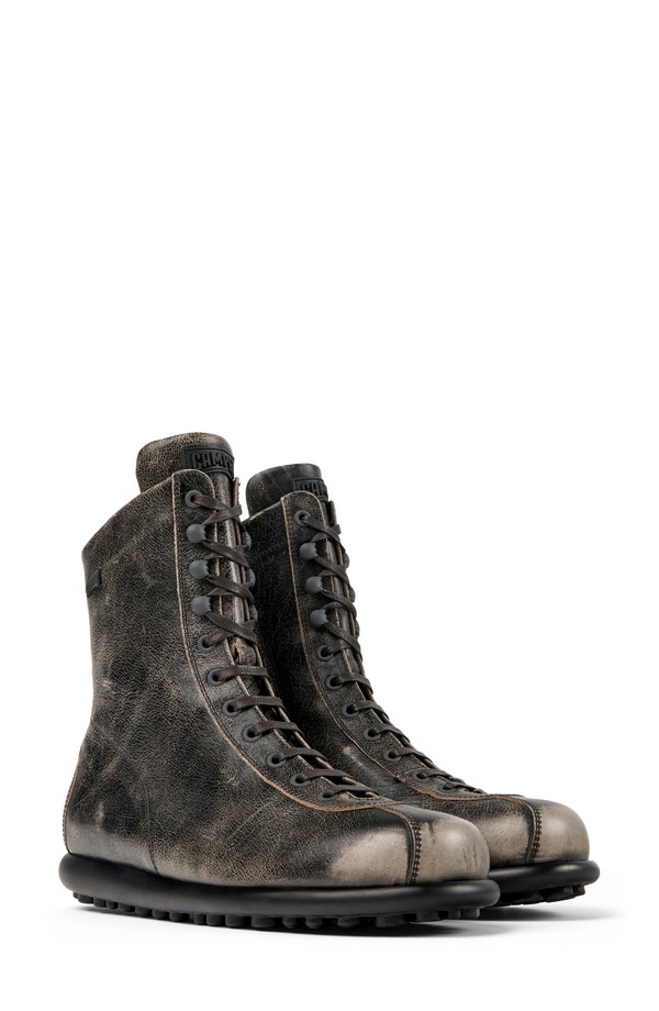 カンペール レディース シューズ ブーツ・レインブーツ Camper Ariel Boxing Boot Black 黒いこと