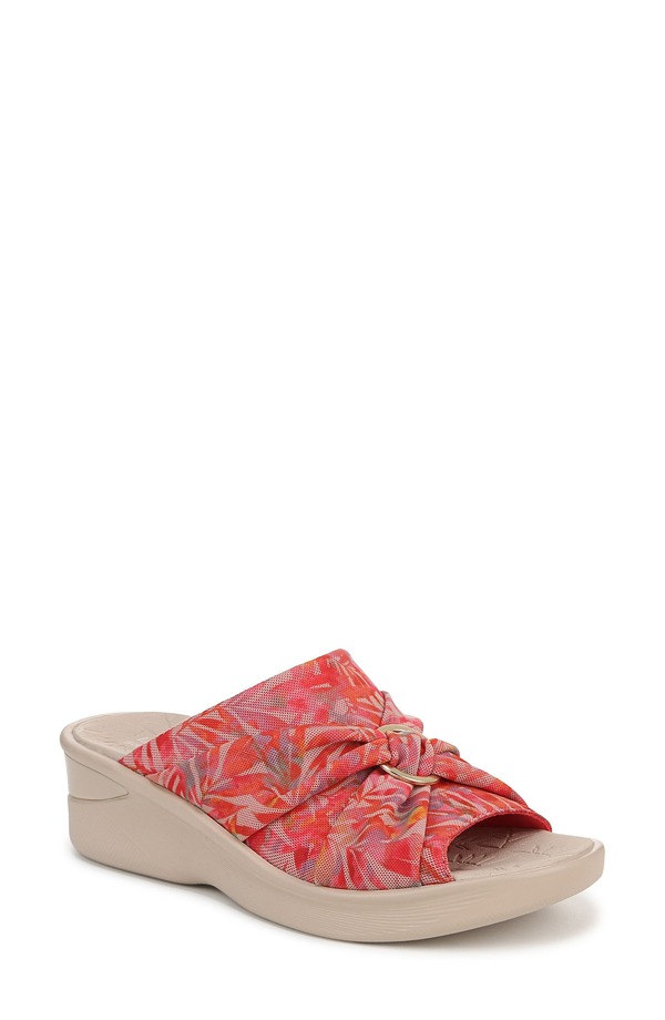 ライフストライド レディース シューズ 踵 サンダル LifeStride Serenade Slide Sandal Coral コーラル