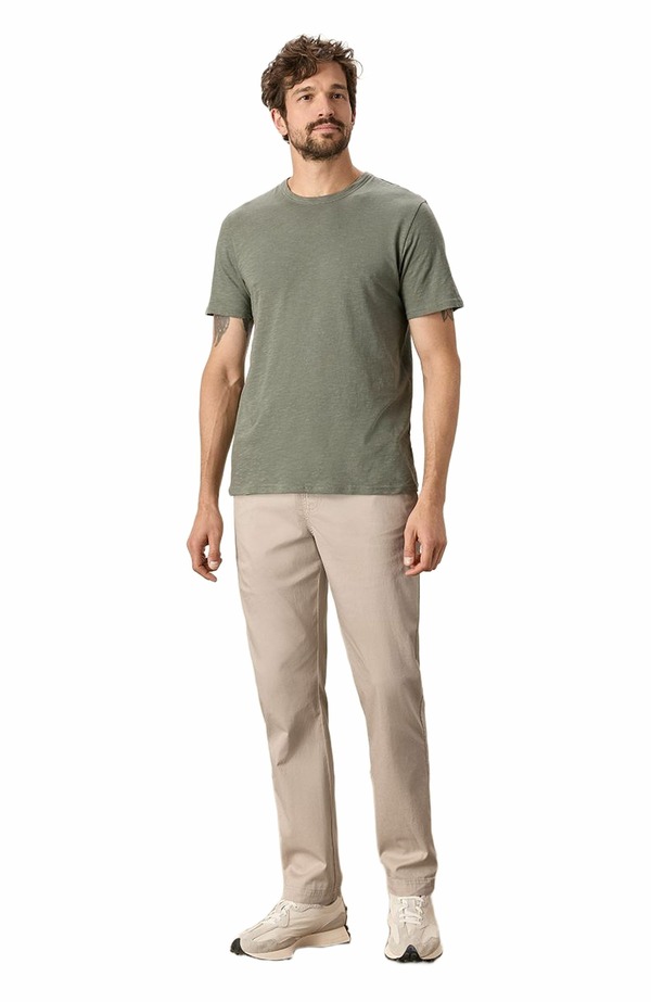 パクト メンズ ボトムス 心地好いズボン下 綿織物 Pact Organicotton Daily Twill Midweight Pant - 32\" Inseam Nickel"