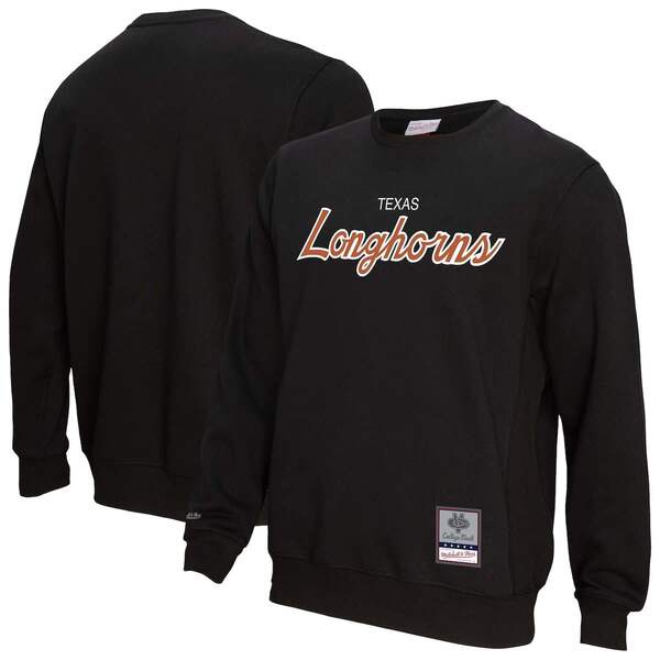 ミッチェル\u0026ネス メンズ アウター パーカー・スウェット プルオーバー Men\u0027s Mitchell \u0026 Ness Black Texas Longhorns Elite Script Pullover Sweatshirt Black 黒いこと
