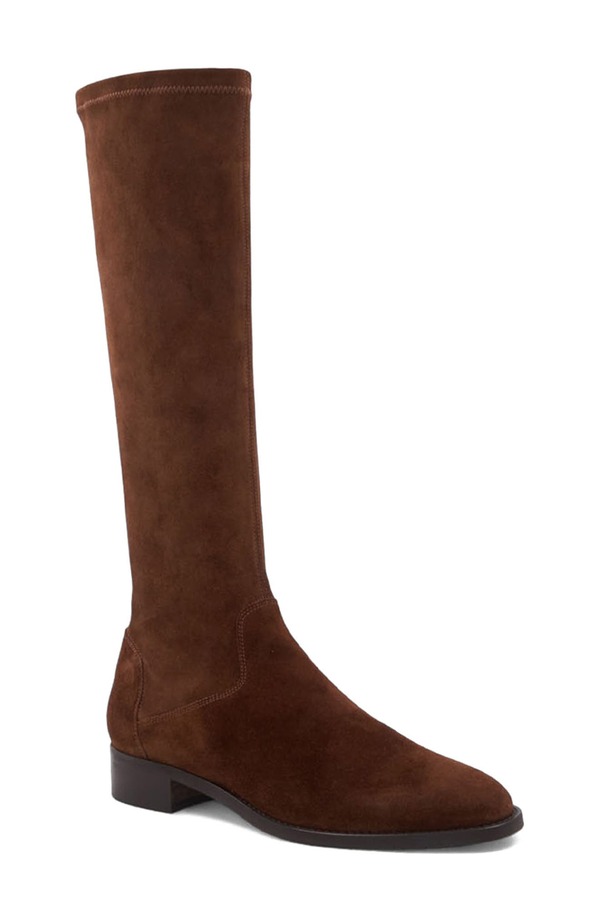 アクアタリア レディース シューズ ブーツ・レインブーツ Aquatalia Sabrena Weatherproof Knee High Boot Brandy Suede