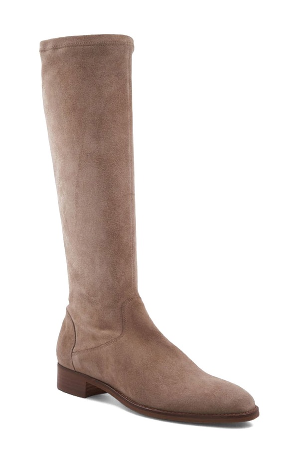 アクアタリア レディース シューズ ブーツ・レインブーツ Aquatalia Sabrena Weatherproof Knee High Bootaupe Suede トープ