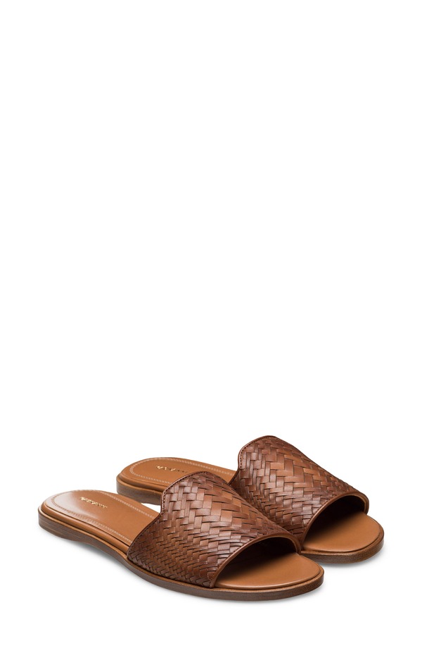 マグナーニ レディース シューズ サンダル Magnanni Solara Woven Slide Sandal Cuero|ReVida 店